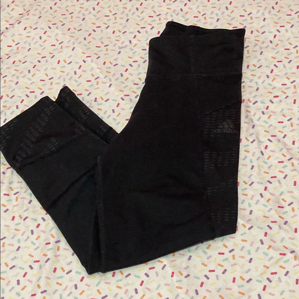 Adidas Cropped Leggings - Picture 2 of 8